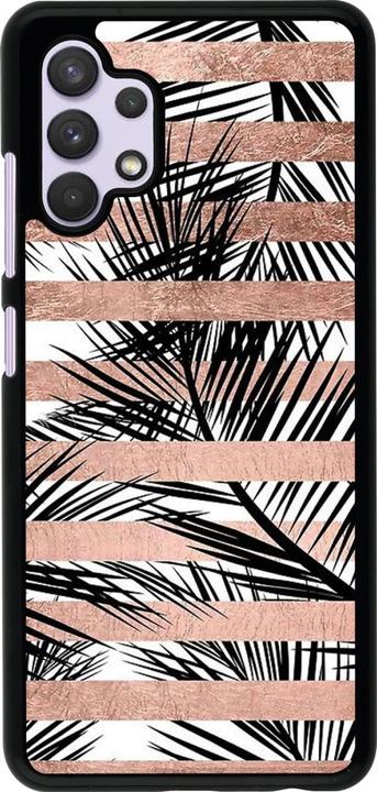 Actual product image PhoneLook Cover Palm trees gold stripes (Samsung Galaxy A32)