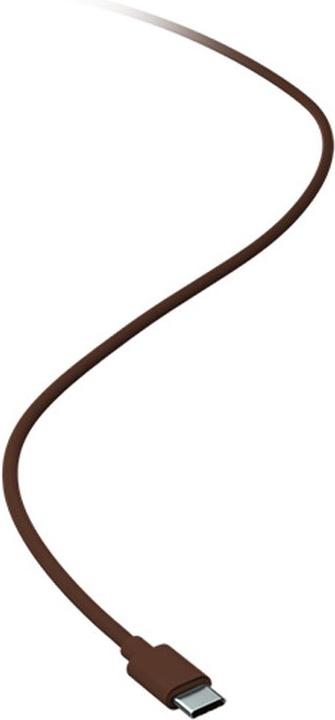 CHERRY xtrfy USB-C to USB-A keyboard cable, standard, braided - retro brown (USB 2.0)