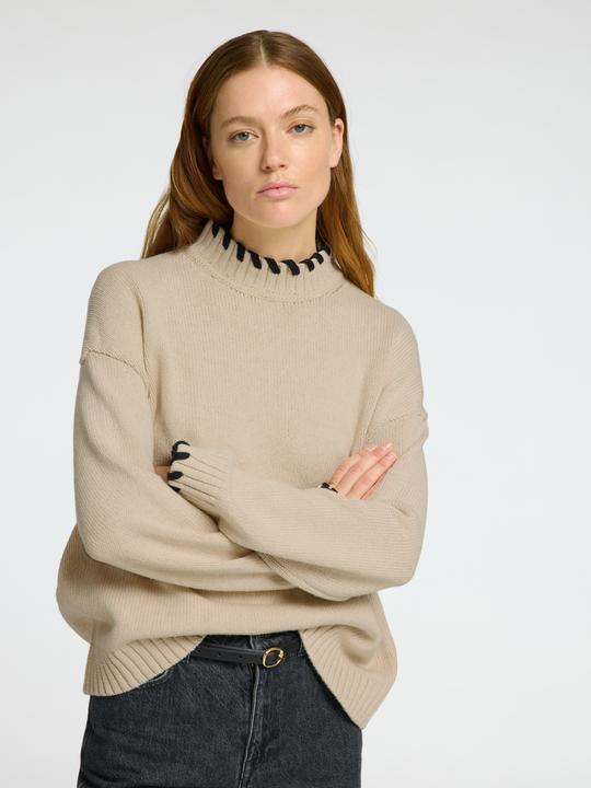Actual product image Selected Femme Langarm Pullover mit hohem Kragen (L)