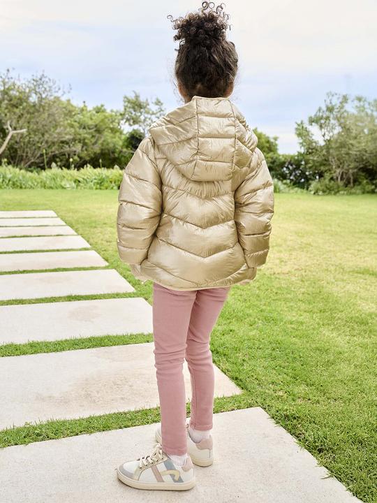 Immagine prodotto Vertbaudet Glänzende Mädchen Light-Steppjacke mit Kapuze, Recycling-Polyester (92)