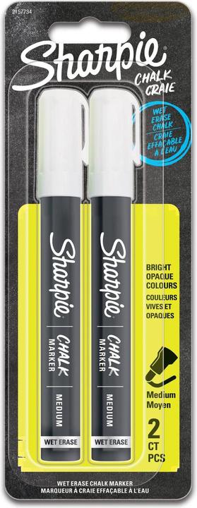 Sharpie Chalk marker (White, 4 mm, 2 x)