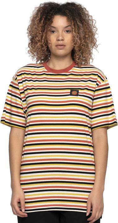 Actual product image Santa Cruz Classic Label Stripe T-Shirt (M)