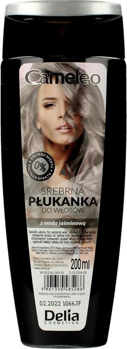 Delia Cosmetics Cameleo - Hair rinse with jasmine water 01 Silver 200ml (200 ml, Flüssiges Shampoo)