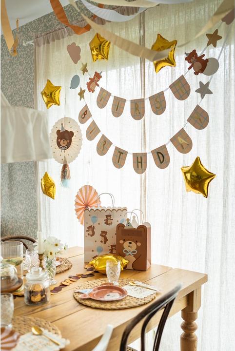 Actual product image Partydeco Gift bag teddy bear 18 x 29 x 10.5 cm, 1 piece (Gift bag, 1 x)
