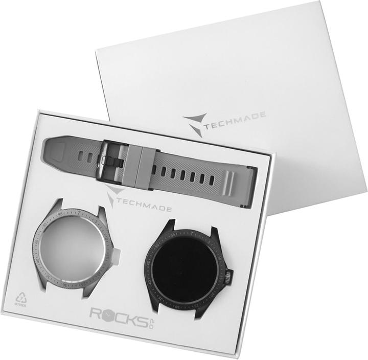 Image du produit Techmade SmartWatch ROCKS BLACK TM-ROCKS2-FBKG