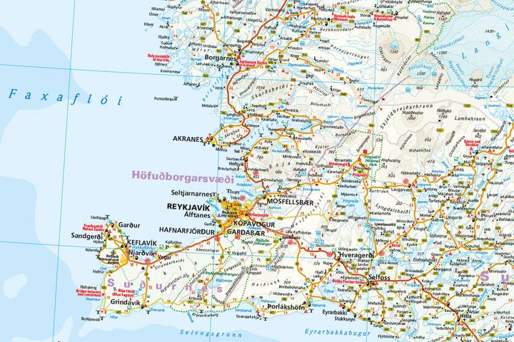 Immagine prodotto Mappa Islanda / Islanda (1:425.000)