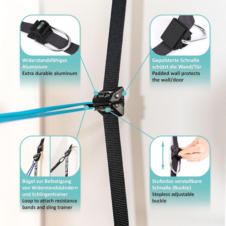 Immagine prodotto Pullup & Dip Schlingentrainer und Widerstandstrainer Set