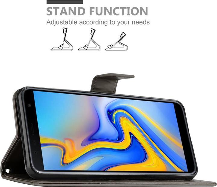 Image du produit Cadorabo Couverture du livre de fleurs (Samsung Galaxy J6+)