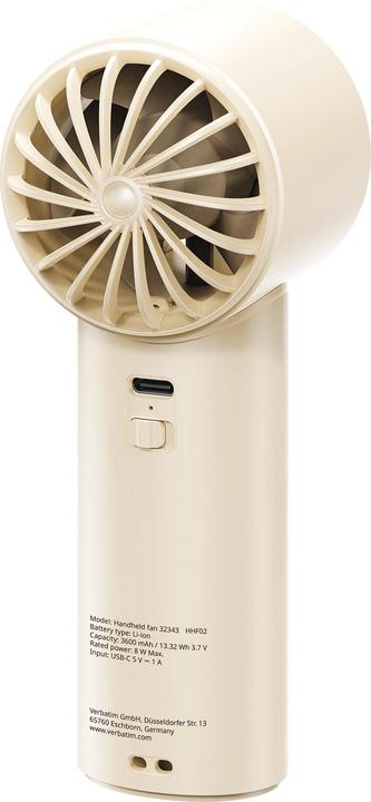 Image du produit Verbatim CoolnGo Handheld Fan White