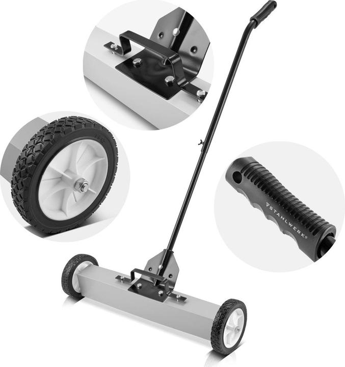 Actual product image Stahlwerk Magnetic floor sweeper MBK-24 ST with 610 mm width 17.5 kg capacity