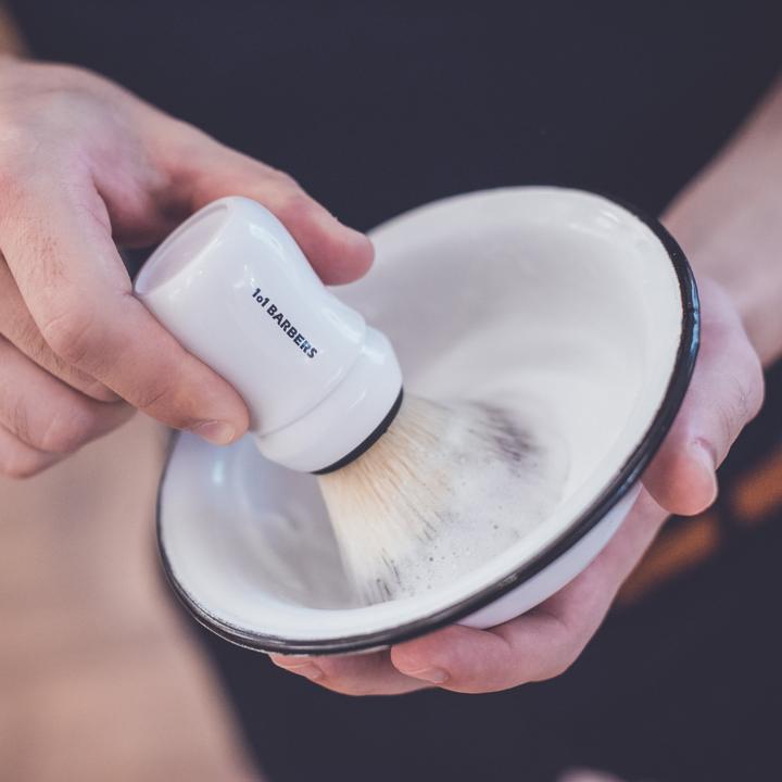 Actual product image 1o1Barbers Enamel shaving bowl (12cm)