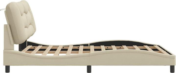 Actual product image VidaXL Bed frame with LED fabric (120 x 200 cm)
