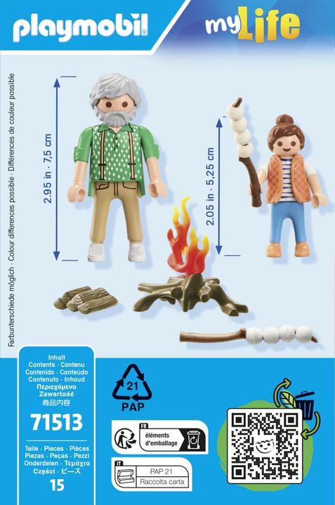 Produktbild Playmobil Lagerfeuer mit Marshmallows (71513, Playmobil My Life)