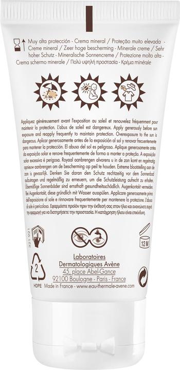 Produktbild Avène Mineralische Sonnencreme (Sonnencreme Gesicht, SPF 50+, 50 ml, 84 g)