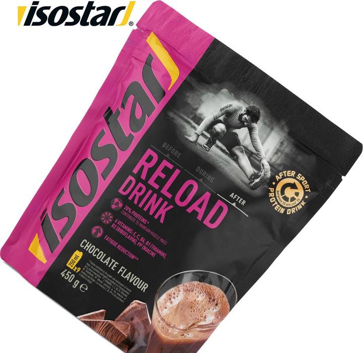 Immagine prodotto Isostar Reload Drink (Cioccolato, 1 pz., 450 g)