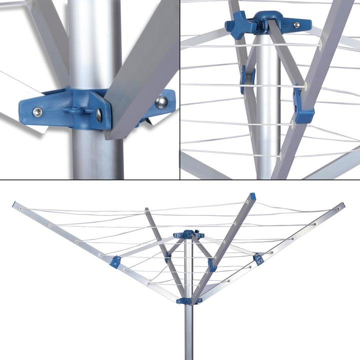 Produktbild Wiltec Mobile Wäschespinne (16 m)