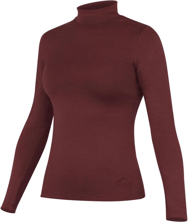 Actual product image Normani Ladies' merino longsleeve with stand-up collar "Romsey" - 9561 (XS)