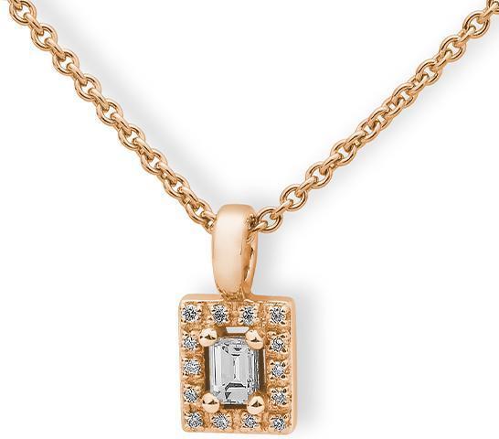 Breuning ANHÄNGER - BRILL. 0,146 Ct. G/if (750/18 K Gold)