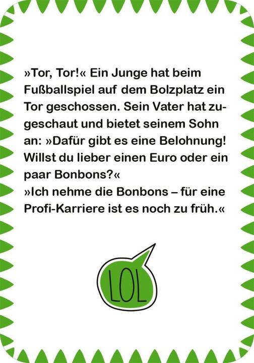 Produktbild Buch Fussball-Witze (Deutsch, Philip Kiefer, 2024)
