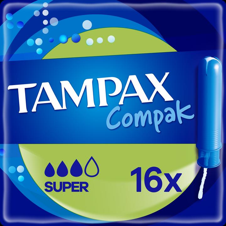 Actual product image Tampax Compak Super - Tampon 16.0ks (16 x, Regular)