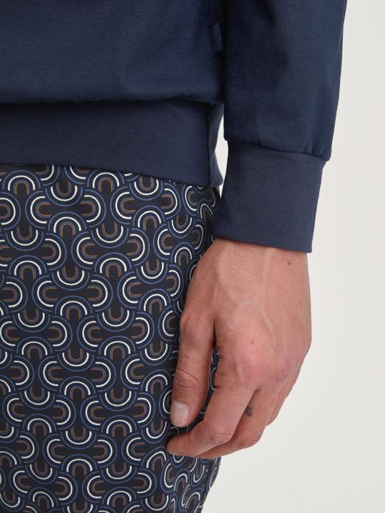 Produktbild Calida Relax Imprint Bündchen-Pyjama (L)