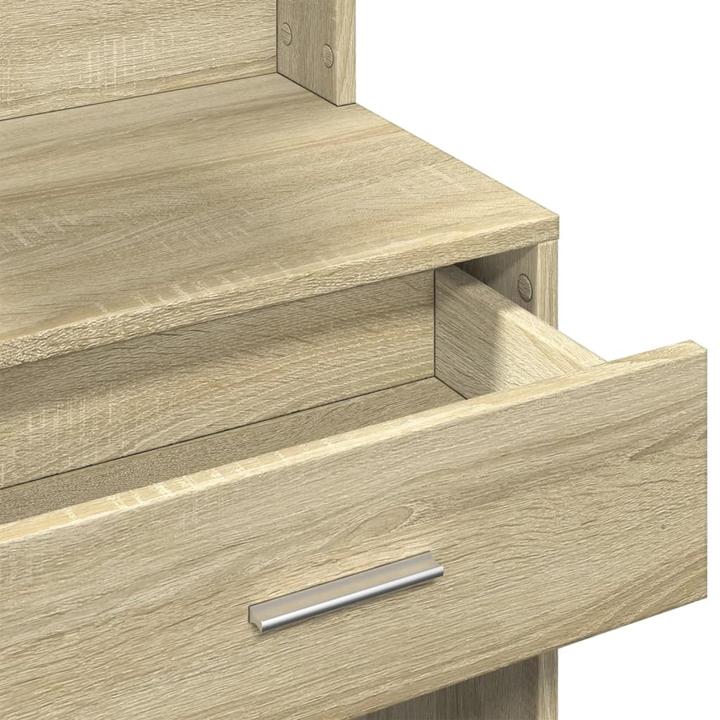 Image du produit VidaXL Coiffeuse avec armoire (80 x 35 x 132 cm)