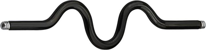 Immagine prodotto Star Piercing Barra per bilancieri nera a zig zag (senza ottone)