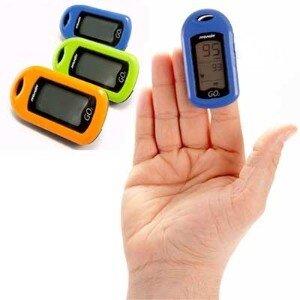 Produktbild Nonin Go2 9590 Vantage Fingerpulsoxymeter rot