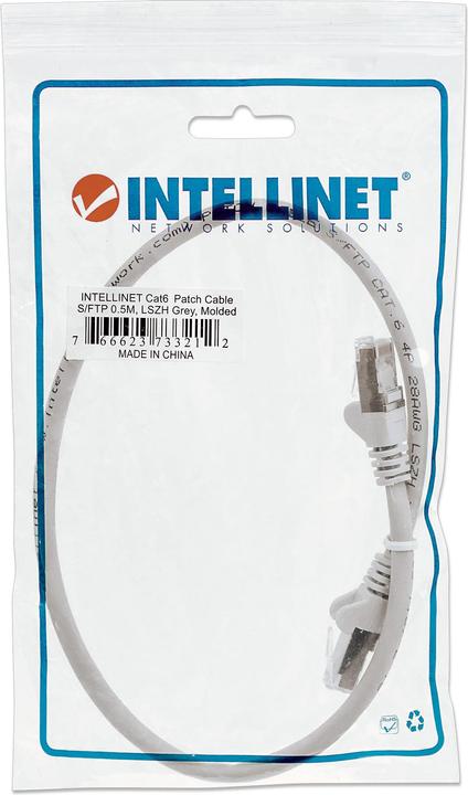 Actual product image Intellinet Patch cable (S/FTP, CAT6, 0.50 m)