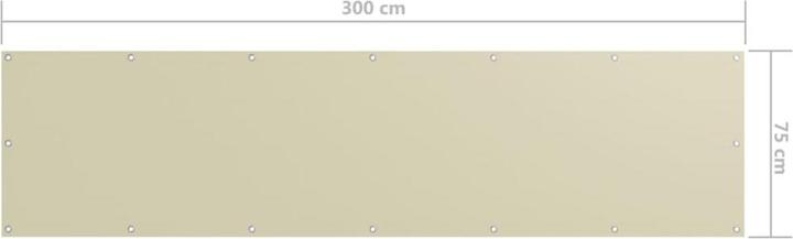 Produktbild VidaXL Balkon-Sichtschutz 100 % Polyester-Oxford (100 cm)