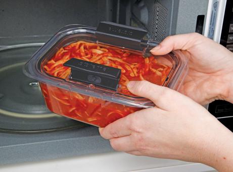 Produktbild Sistema 55105 food storage container Rectangular Box 0.38 L Black, Transparent (0.38 l)