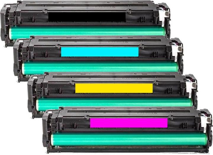 Image du produit Hermex Compatible HP LaserJet Pro CP1525n toner 4 pièces (M, Y, C, CF)