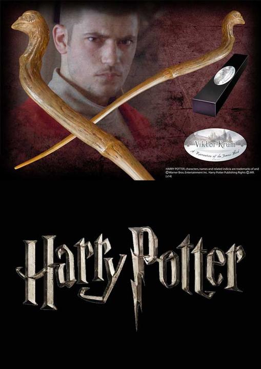 Actual product image Noble Collection Harry Potter Zauberstab Viktor Krum (Charakter-Edition)