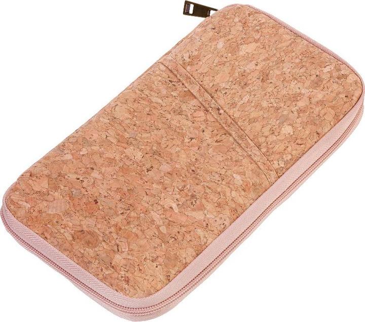 Troika Kreditk.Etui SAFE FLIGHT Kork beige (Reisepasshülle)
