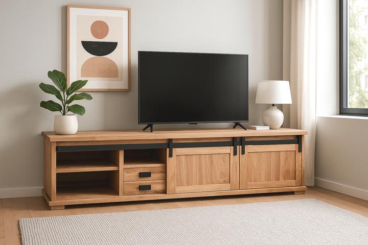 Immagine prodotto SAM LIAN Baumkante massiv Akazie (180 x 55 x 50 cm)