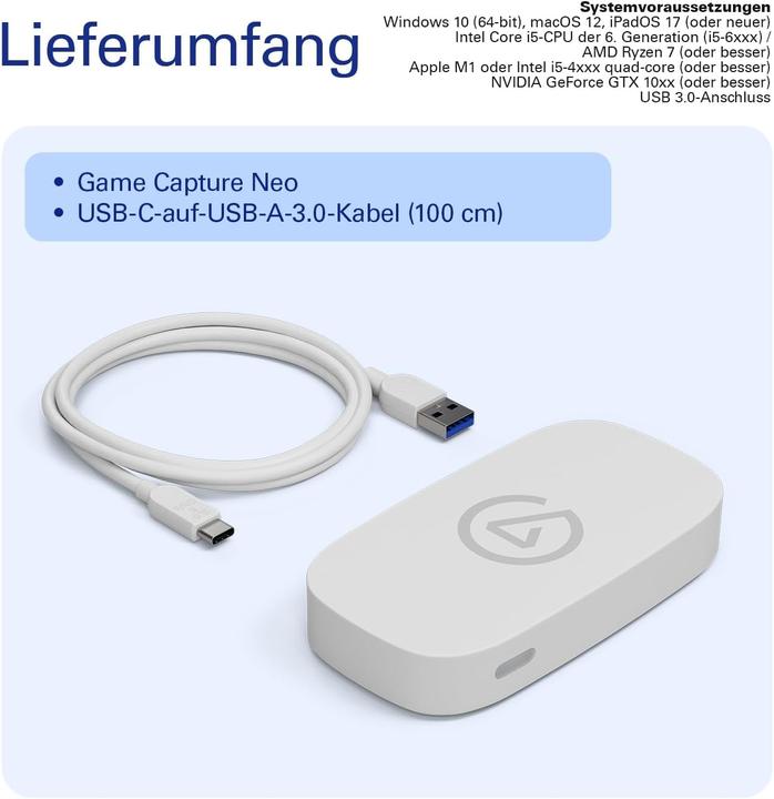 Produktbild Elgato Game Capture Neo (Mac, PC)