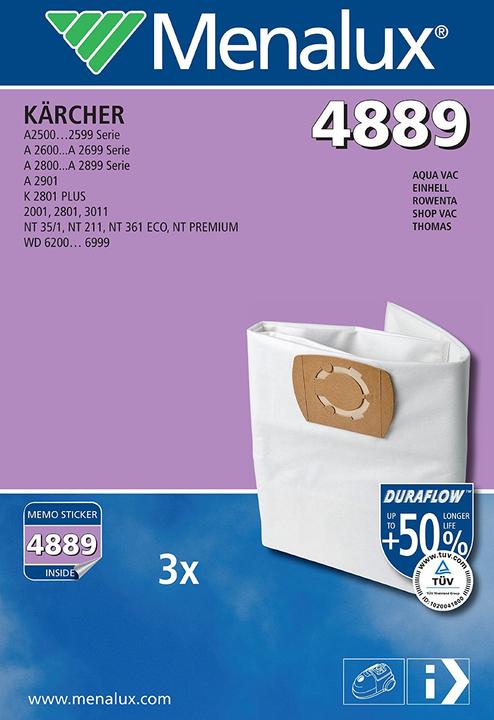 Menalux Dust bag F. Kärcher& Thomas