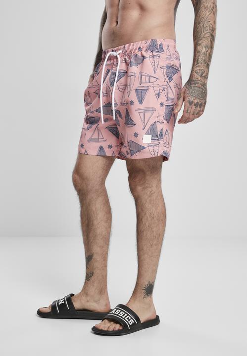 Actual product image Urban Classics Pattern Swim Shorts (L)