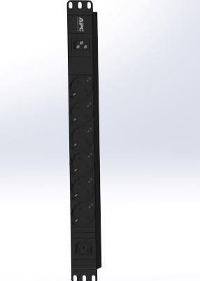 Produktbild APC Easy PDU, Basic, 1U 6 Schuko