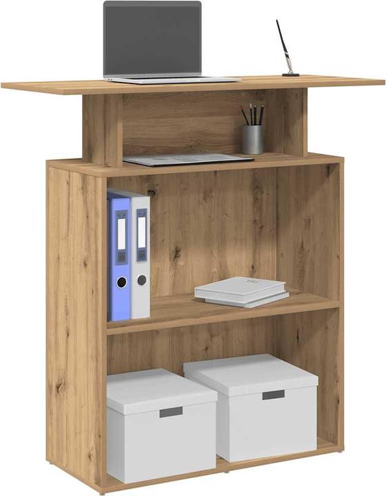 Produktbild VidaXL Empfangstheke Artisan-Eiche 100x40x104 cm Holzwerkstoff Empfangstresen