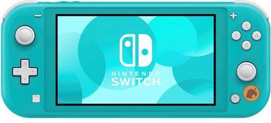 Actual product image Nintendo Switch Lite Animal Crossing: New Horizons nip-and-tuck edition