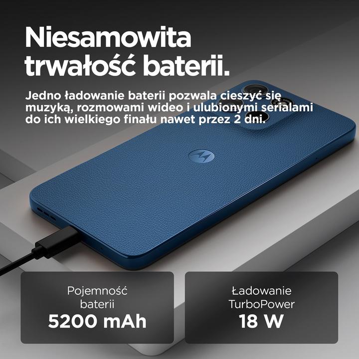 Produktbild Motorola Moto G15 (128 GB, Sea Blue, 6.72", Dual SIM, 50 Mpx, 4G)