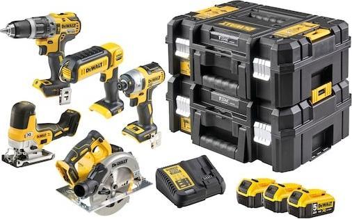 Image du produit DeWalt Lot de 5 batteries 18V avec 3x 5Ah
