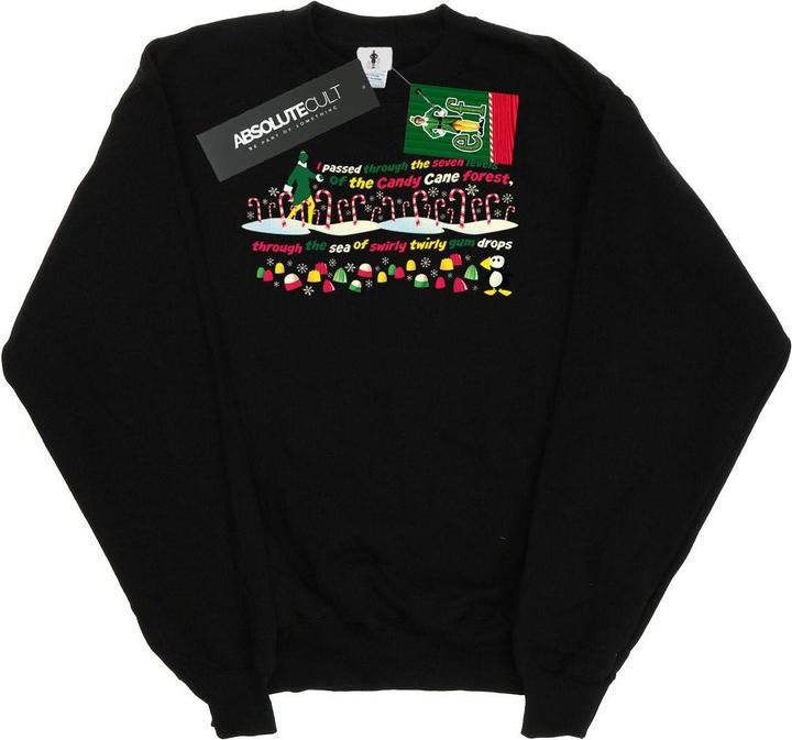 Elf Candy Cane Forest Sweatshirt Mädchen