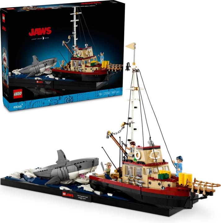 Image du produit LEGO Le grand requin blanc (21350, LEGO Ideas, LEGO difficiles à trouver)