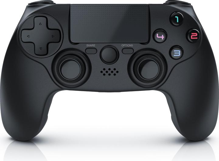 Actual product image CSL 2x Gaming Controller Set, Wireless Gamepad for PS4, Playstation Touchpad, 3.5 mm AUX. Dual Vibration (PS4, PC)