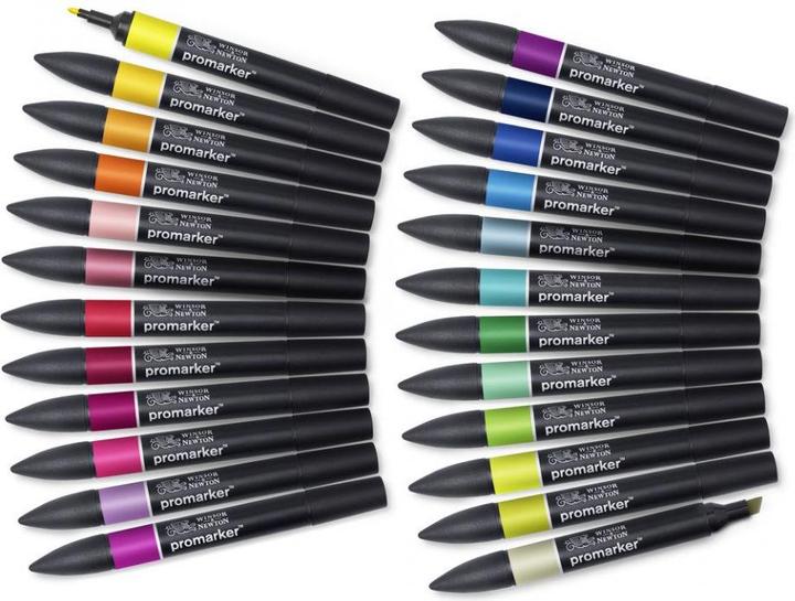 Image du produit Winsor & Newton Promarker (Noir, 24 x)