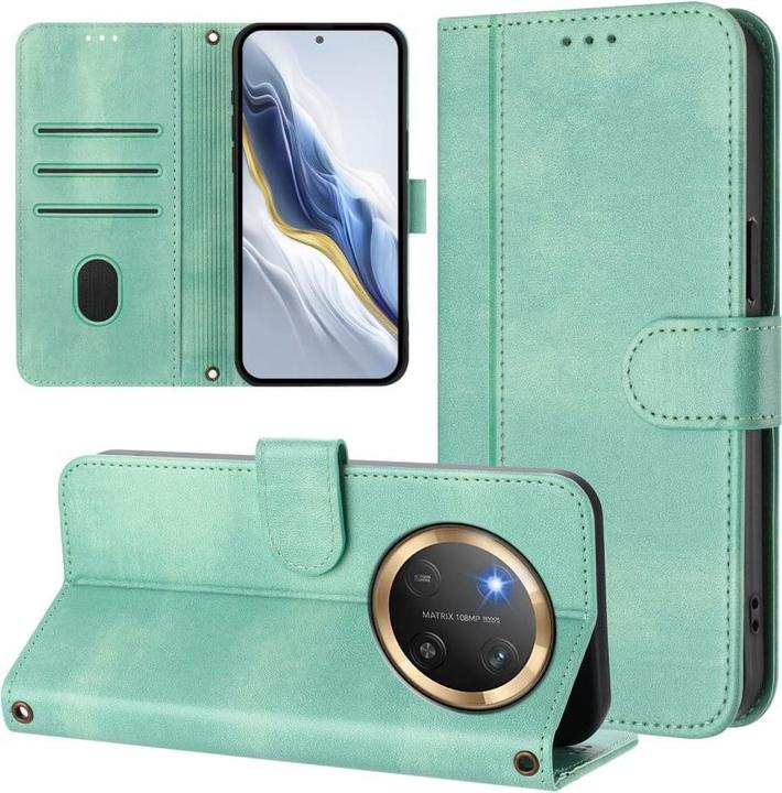 Produktbild Cover-Discount HONOR Magic7 Lite – Wildleder Look Etui im Vintage Design (Honor Magic7 Lite)