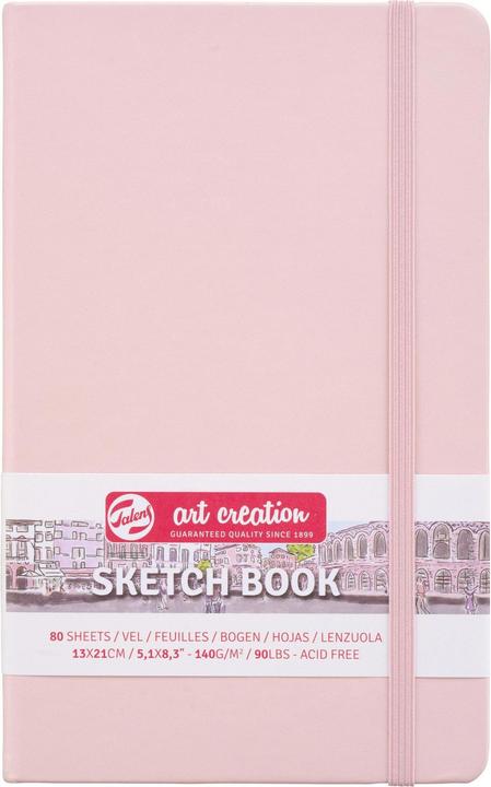 Talens Coloring book 13 x 21 cm pastel pink (A5)
