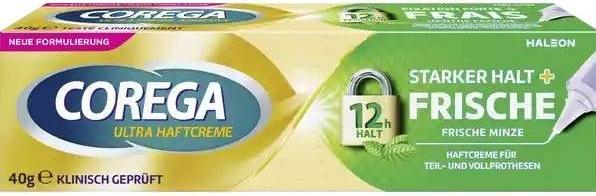 Produktbild Corega Ultra Haftcr starke Halt Fris 40g
